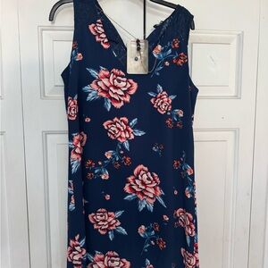Floral Navy Dress
